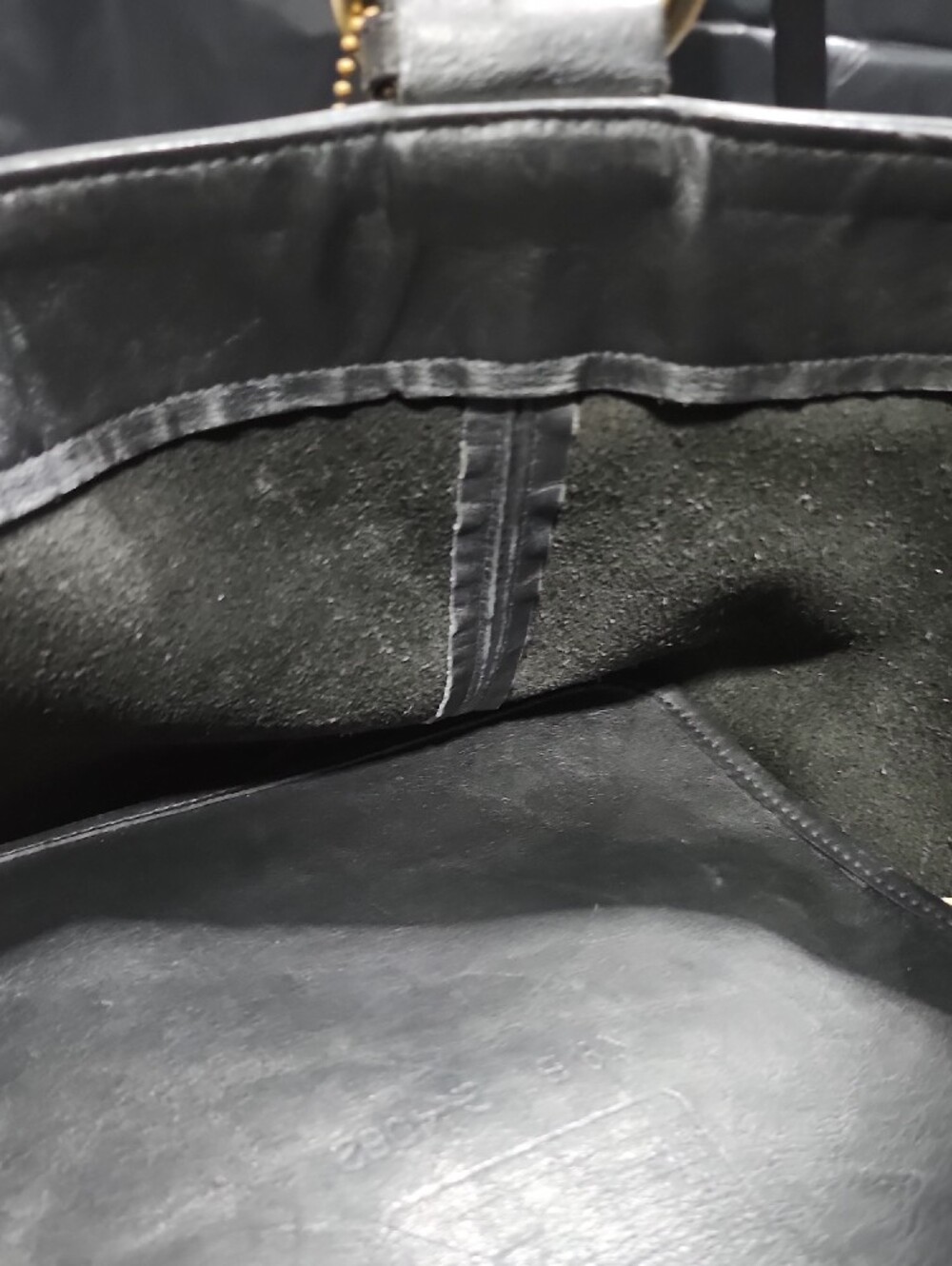 4082 Vintage 90 Coach Made In Usa Black Leather Soho Duffle Shoulder Bag Tote - Picture 6 of 16